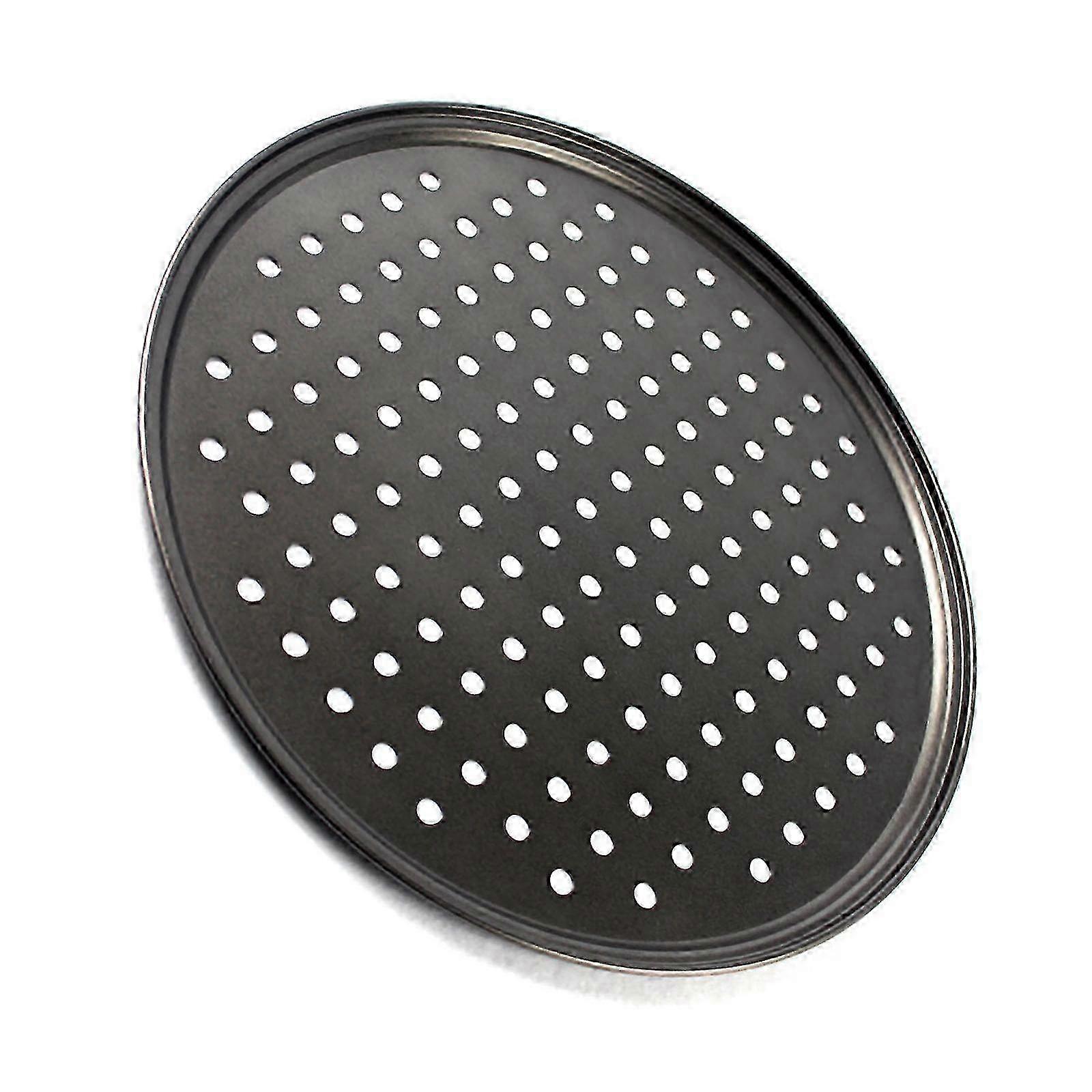Firm-Bottom Perforated Pizza Pan