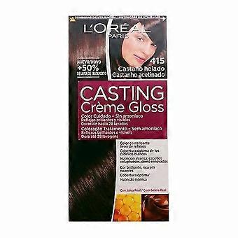 Kleurstof Geen Ammoniak Gietcrème Glans L'Oréal Make-up Gieten Crème Glans Bevroren Kastanje 180 ml