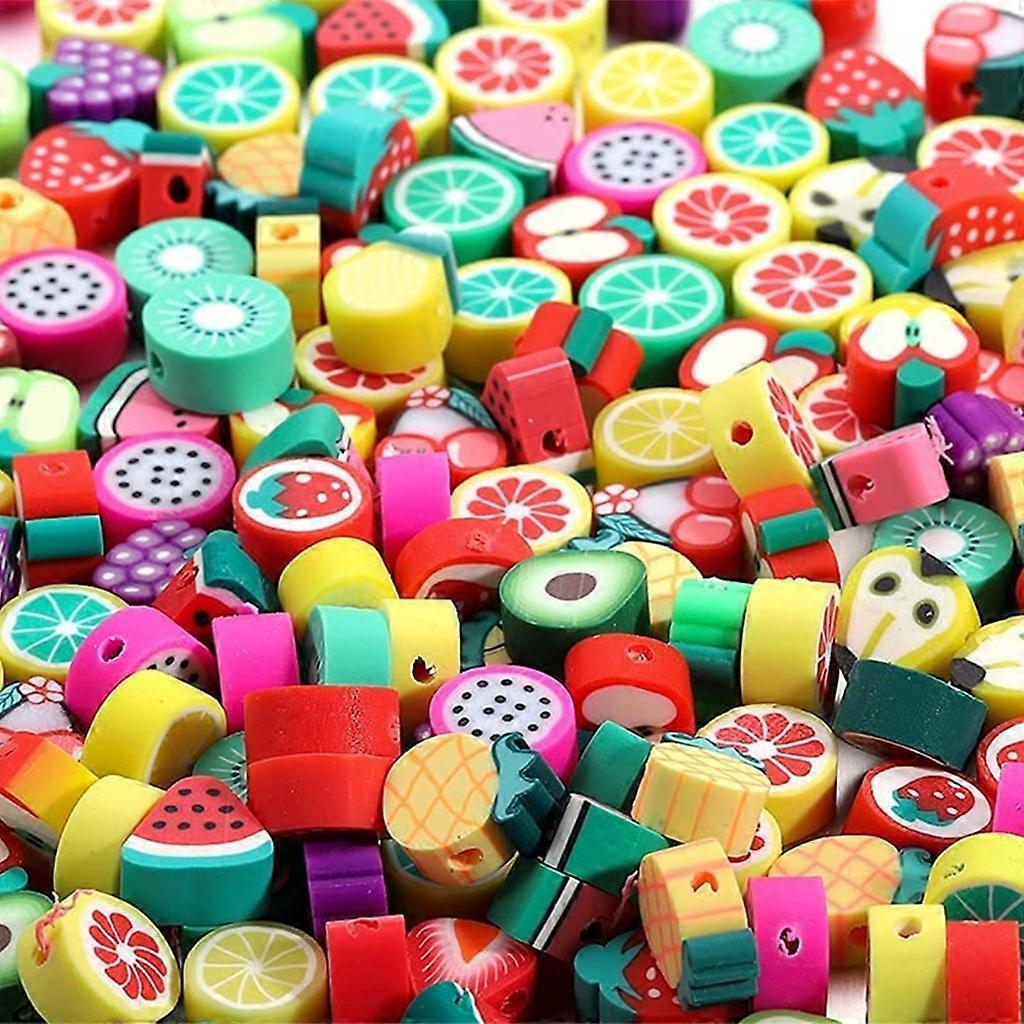 200 Pcs Assorted Soft Pottery Beads