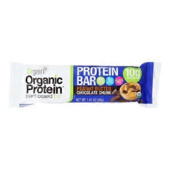 Orgain Organic Protein Bar Peanut Butter Chocolate Chunk, 1.41 Oz (Case Of 12)