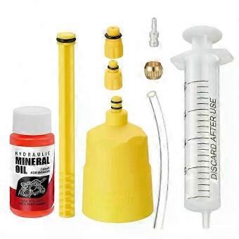 Bicycle Brake Fluid Change Kit 60ML Brake Oil Bleed Tool Compatible with Shimano, Tektro & Avid