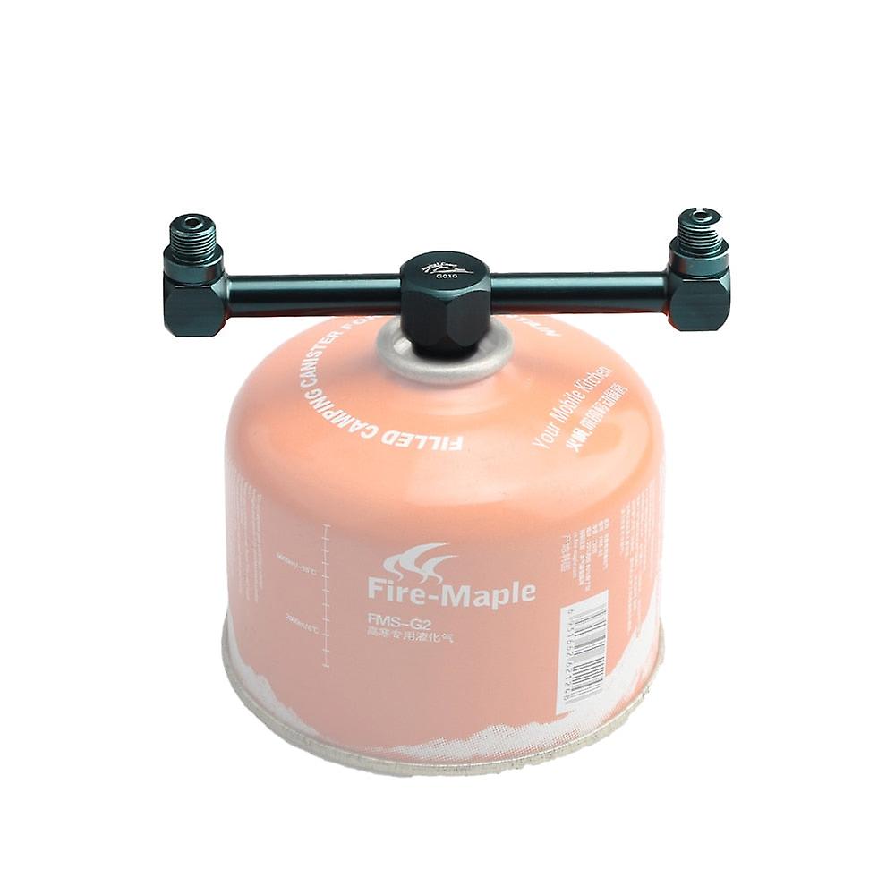 Dual Gas Adapter: 1 Gas Tank Cylinder To 2 Gas Stoves, Lamps, Lanterns For Outdoor Camping And Tourism Burners
