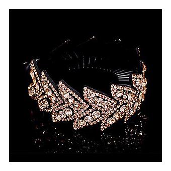 Hair Bun Maker Holder Färgglada Rhinestone Bird Nest Hårkamklämmor Säkert grepp