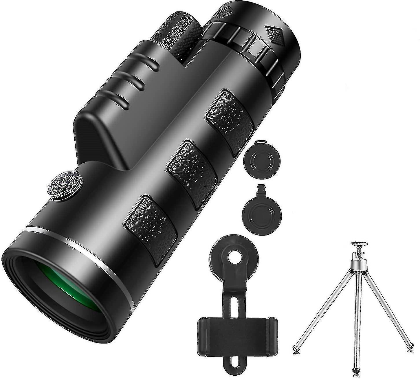 40x60 Monocular Telescopes, Hd Telescope With Smartphone Tripod  Holder, Apply To Watching