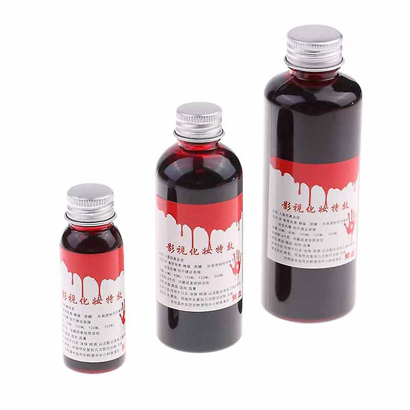 Halloween Simulation réaliste de faux sang de vampire humain prop