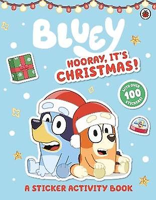 Bluey: Hurra es actividad de pegatinas navideñas