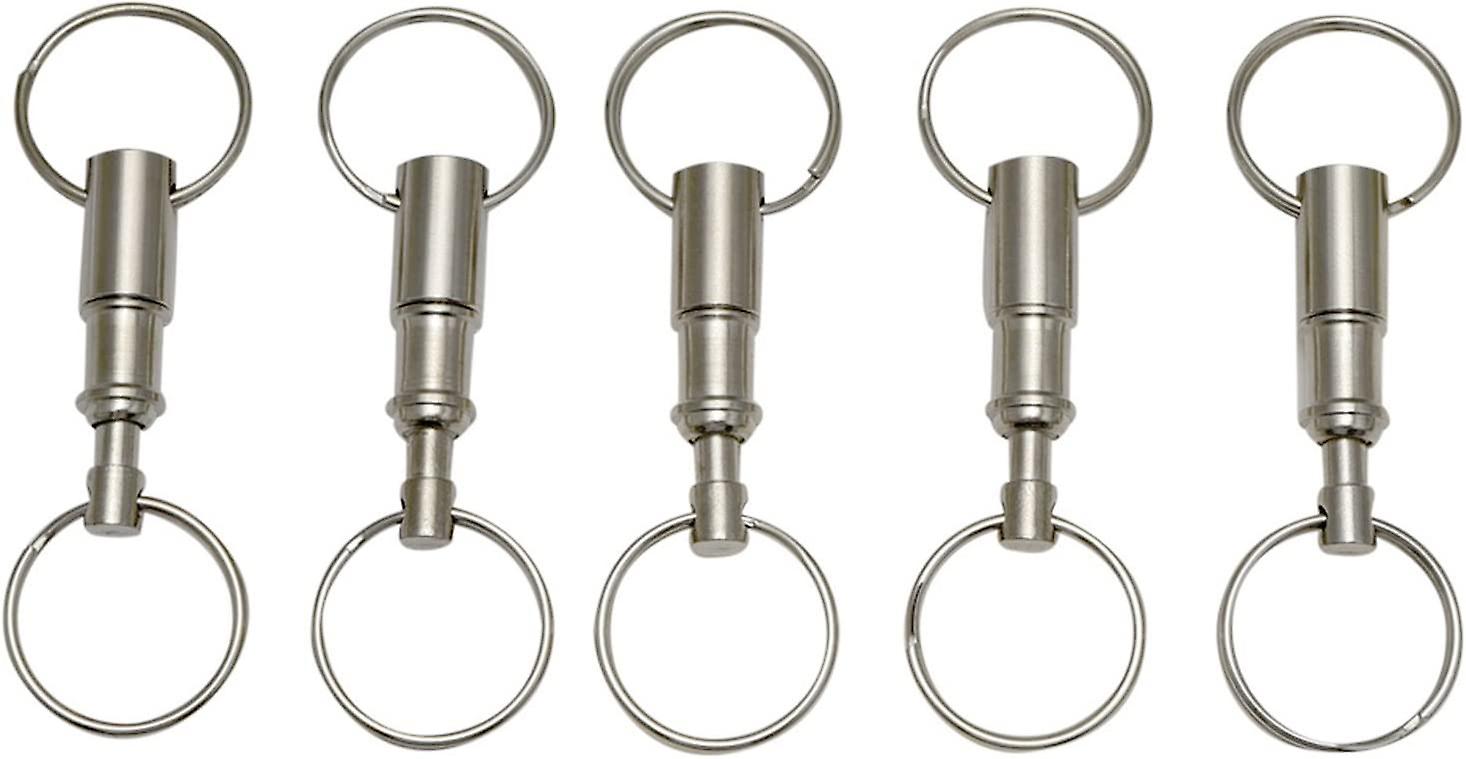 eBoot Detachable Pull Apart Key Rings Keychains (5 Pack)