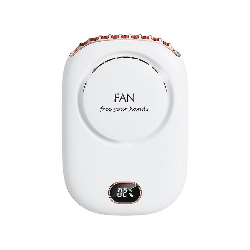 Neck Fan With Adjustable Lanyard (white)