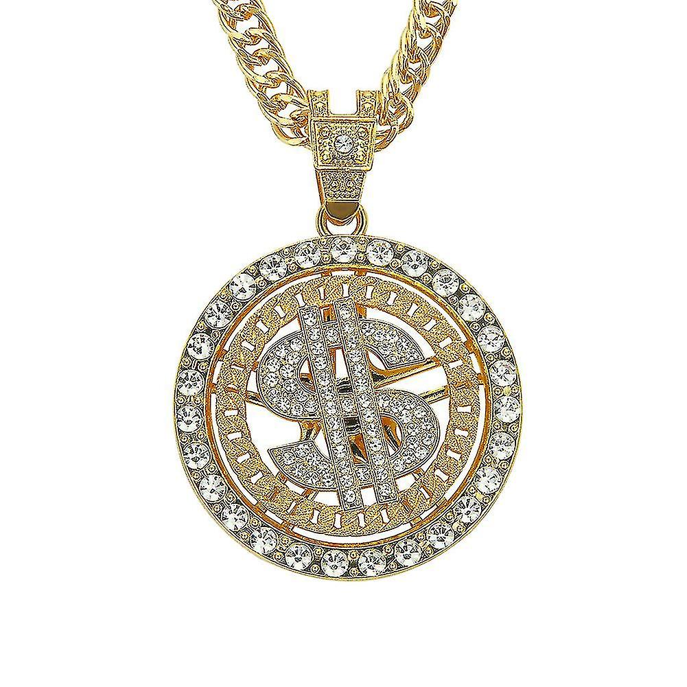 Pattern Rotatable Men's Pendant Necklace