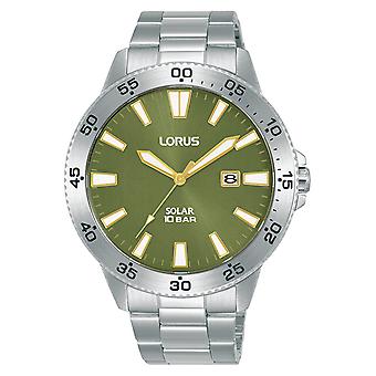 Lorus sport man Analogowy męski zegarek kwarcowy z bransoletką ze stali nierdzewnej RX343AX9