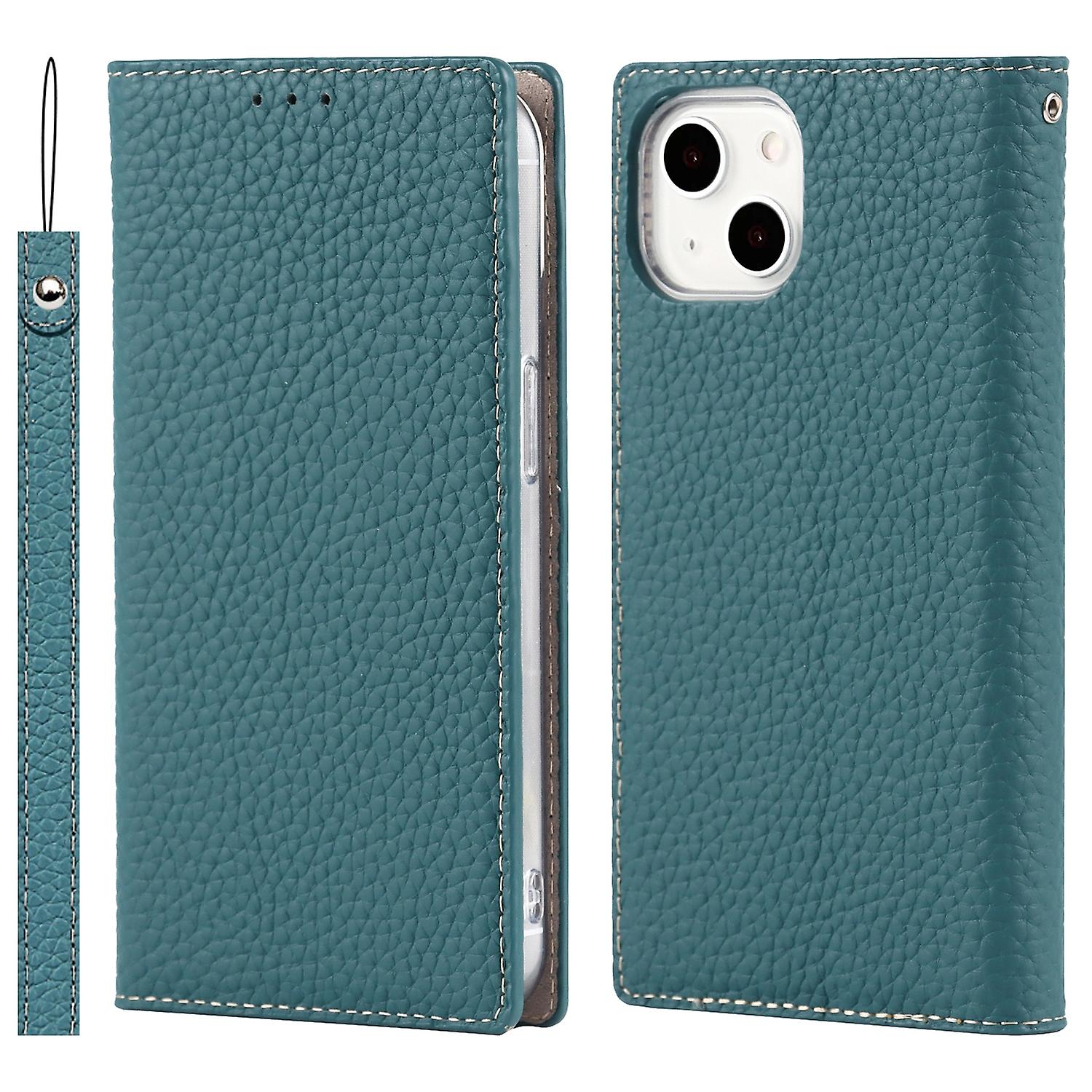 Litchi Texture Leather Phone Case  For iPhone 13