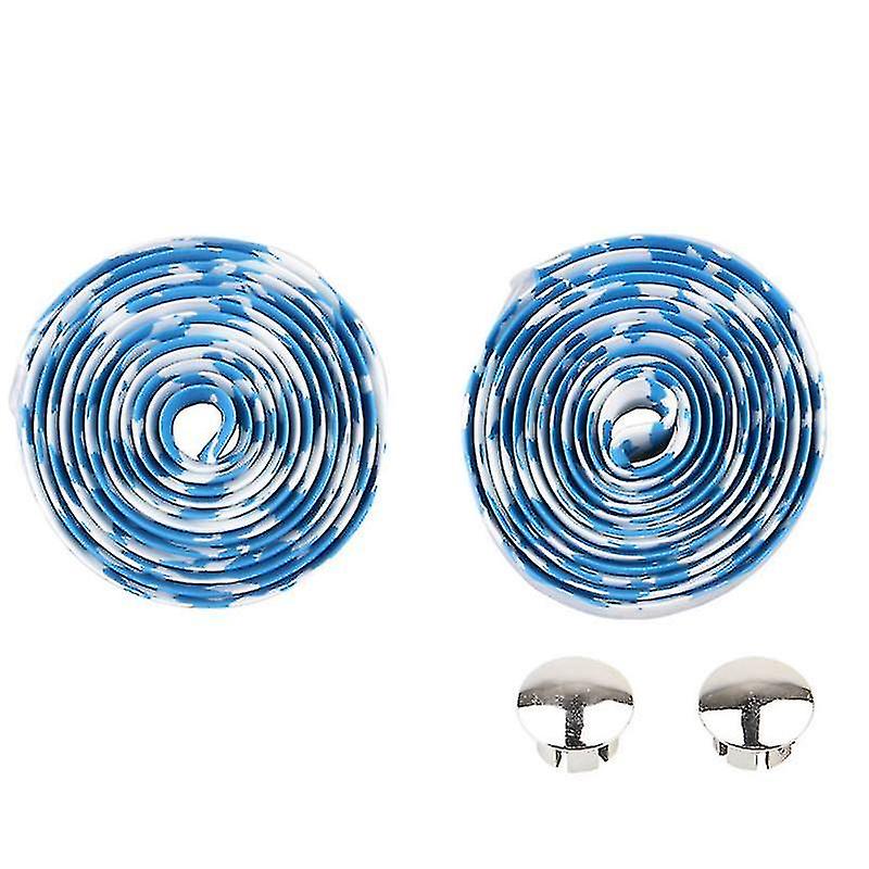 2 Pcs Road Bicycle Handlebar Tape Camouflage MTB Cycling Anti-Slip Damping Rubber Cushion Cycling Handle Wraps Riding Accessorie