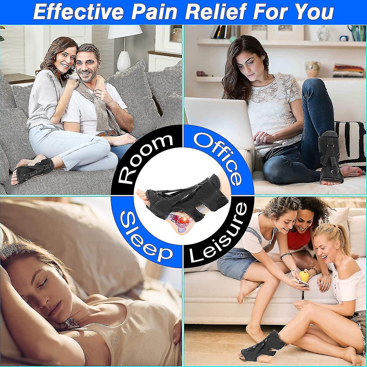 Fascia Per Stretching Polpacci E Piedi DMoose - Per Fascite Plantare E Tendinite, Ideale Per Sport E Yoga