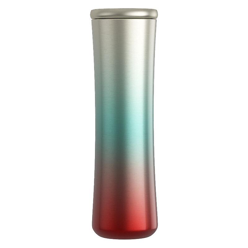 Thin Waist 450ml 316 Stainless Steel Thermos Bottle - Portable Color Gradient Vacuum Flask Set