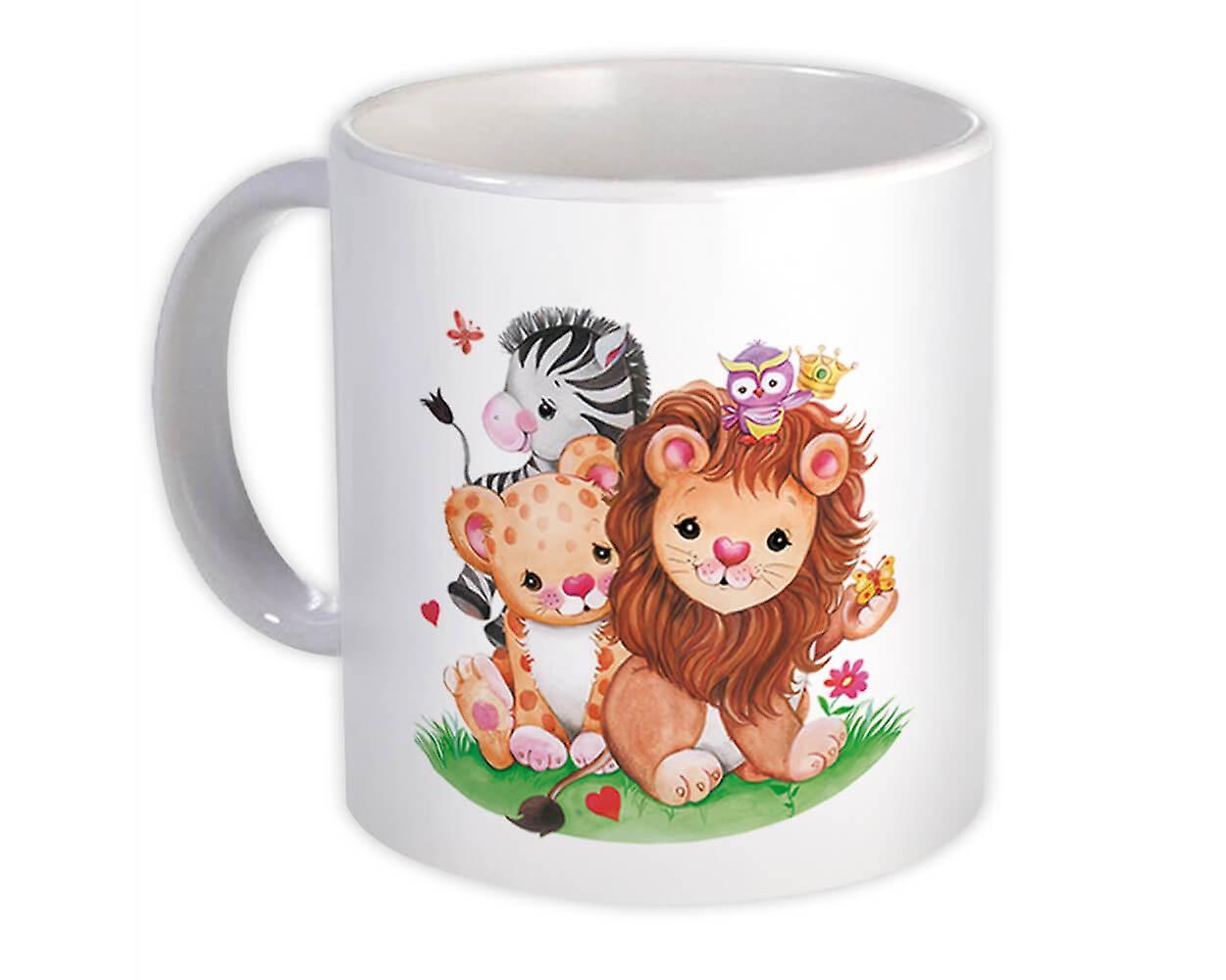 Geschenkbecher: Babysafari für