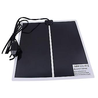 1pc 14w reptiel verwarming pad mat instelbare temperatuur reptiel tank warmer mat voor schildpad hagedis wit