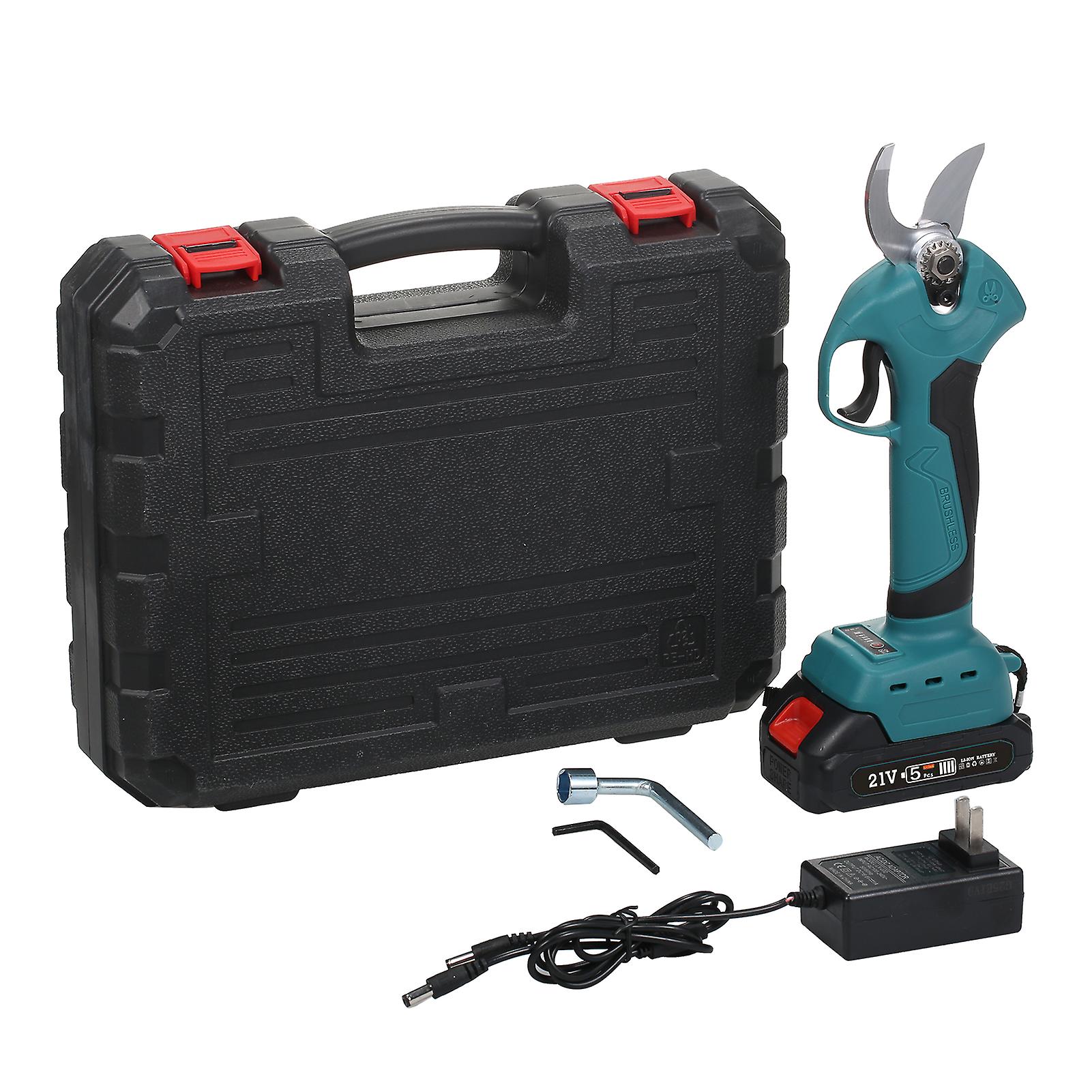 21v Brushless Cordless Electric Pruning Shears 1pack Backup Rechargeable