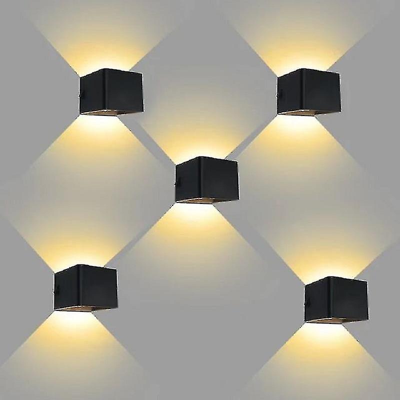 Pir Induction Sensor Led Wandlamp Kubus Usb Rechargeable Wall Light Magnetic Wall Lamp 8199 With 2200mah Battery Operated