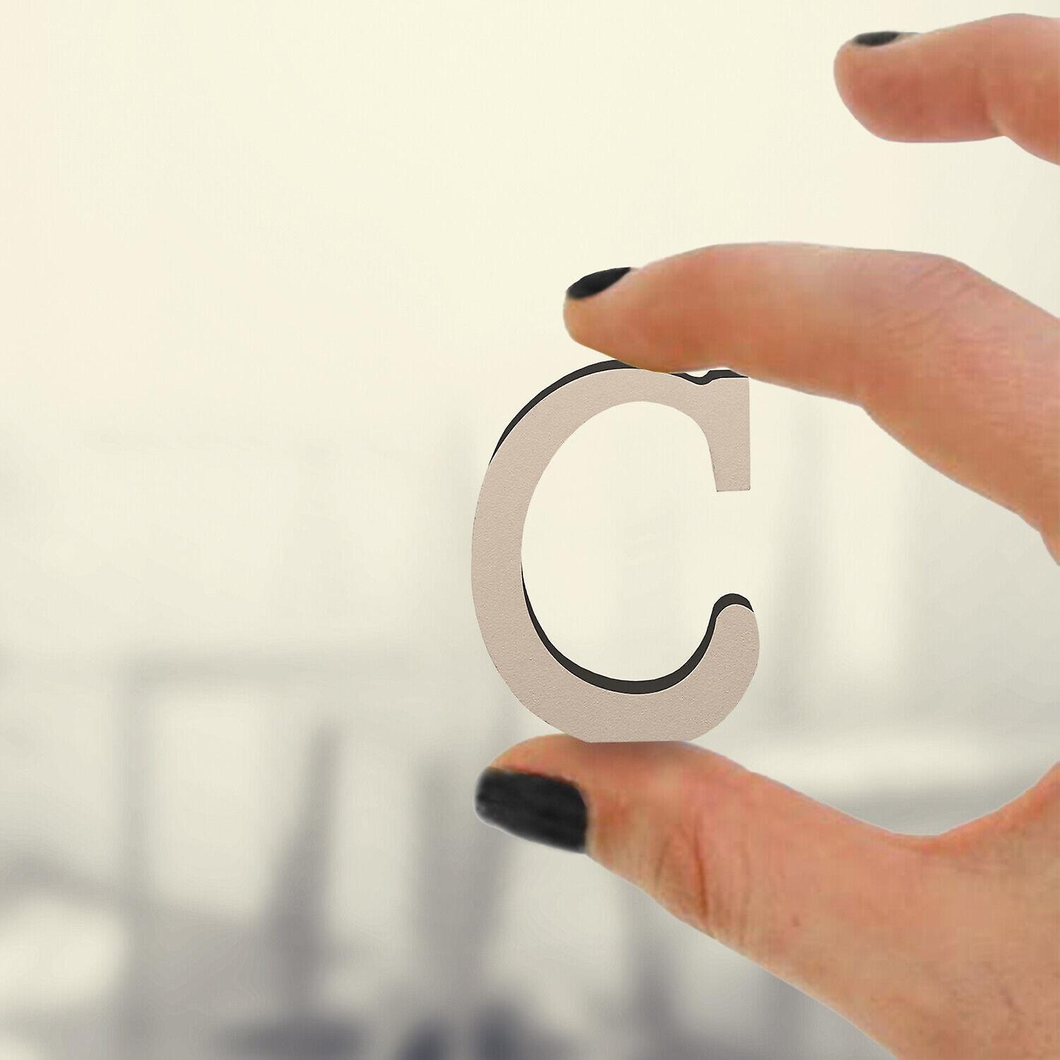 Standing Wooden C Letters Alphabets