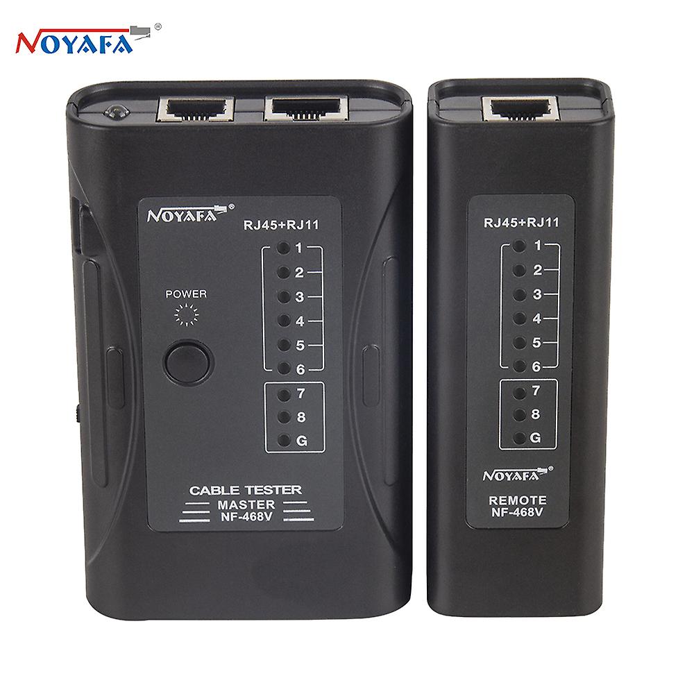 Noyafa Nf-468v/468 Network Cable Tester Continuity Test Check Rj11+rj45 Cable Quickly Detect Multifunctional Automatically Tests