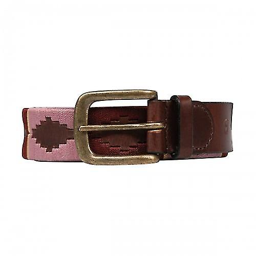 Hy Dames/Dames Lederen Polo Riem