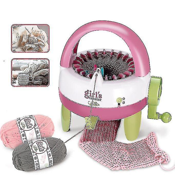 Knitting Machine 22 Needle Smart Knitting Loom Circular Rotary Knitting Machine Kit