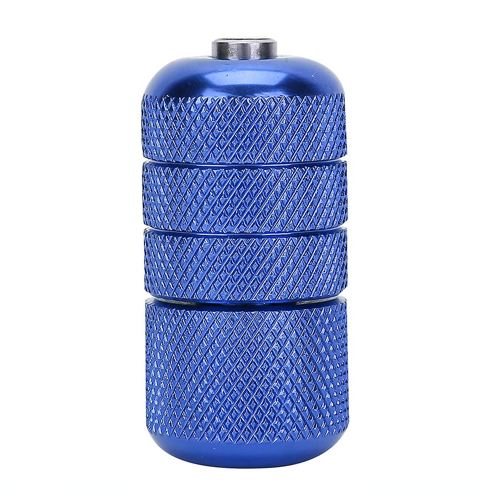 Poignée de machine à tatouer professionnelle en alliage d'aluminium de 25 mm, accessoire pour art corporel, bleu
