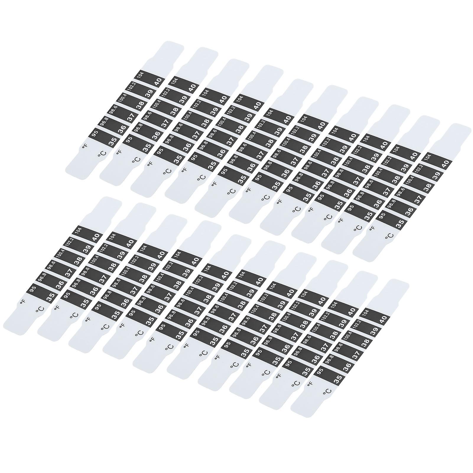 20pcs Forehead Thermometer Strips Reusable Fever Thermometer Strip Temperature Strip