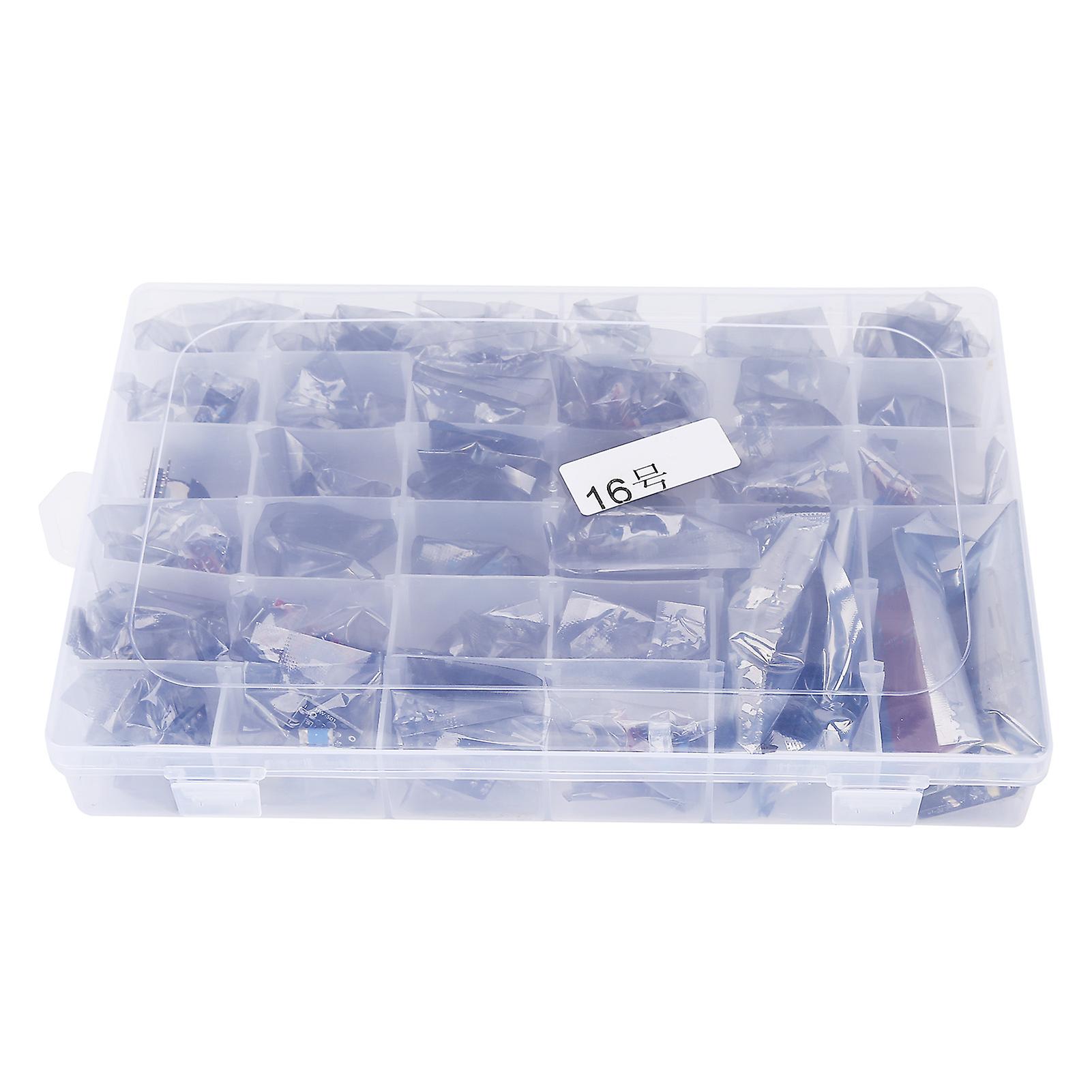 45-in-1 Resin Sensor Modules Kit with DS1302 Clock & CR2032 Battery