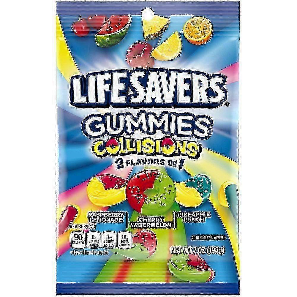 Life Savers Gummies Collisions Candy, 7 Oz