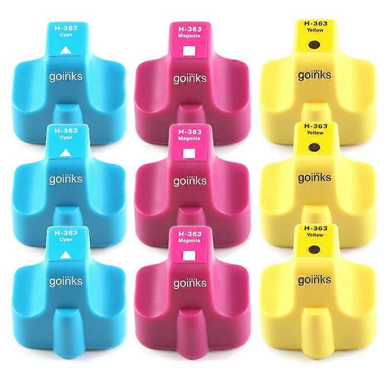 3 συμβατά σύνολα δοχείων μελάνης εκτυπωτή 3 C/M/Y HP 363 (HP363XL) (σύνολο χρωμάτων)