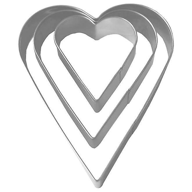 Vorstehender Cookie Measure Heart 3er-Pack