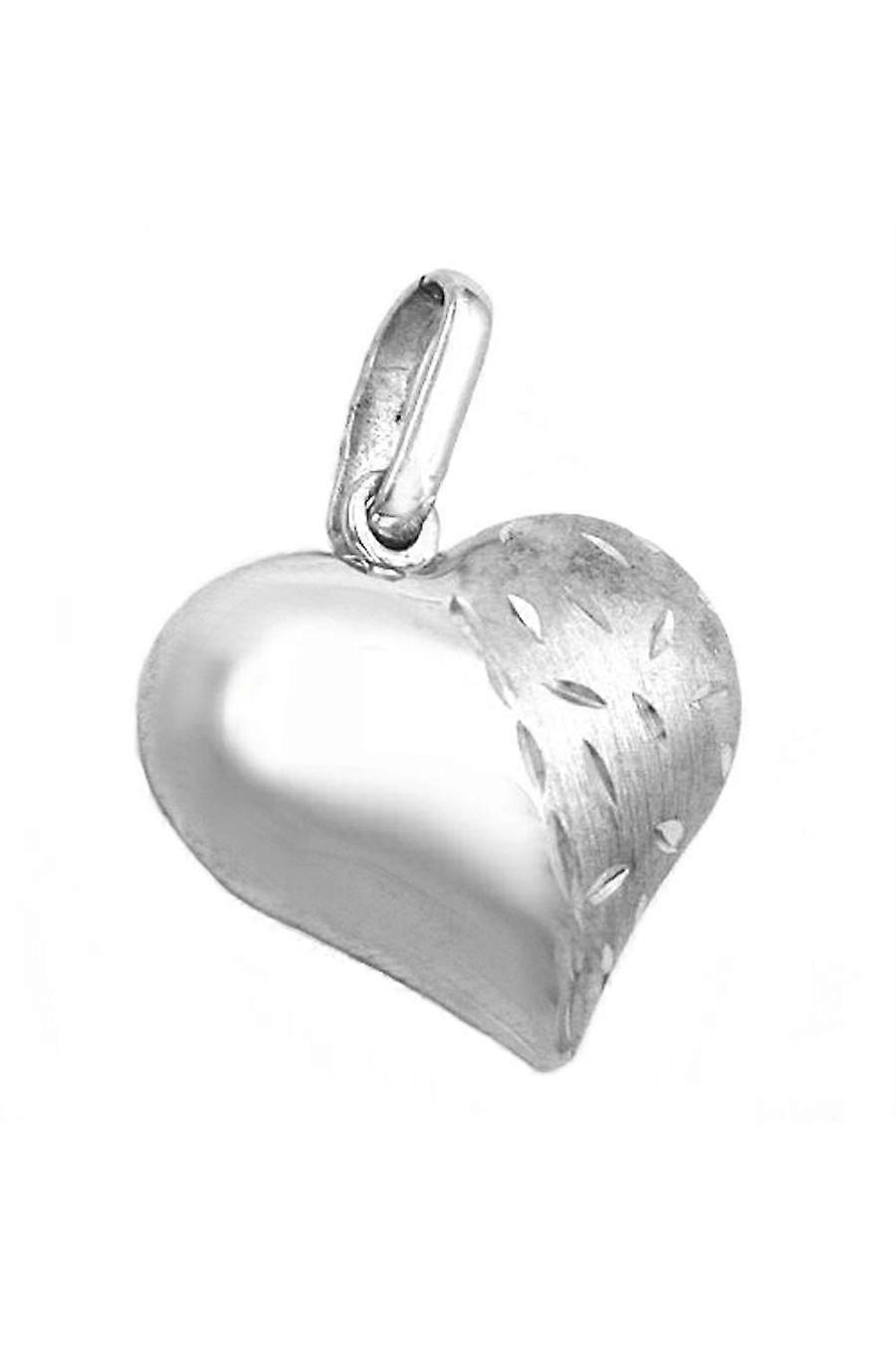 Pendant Heart Diamand Cut Silber 925 - Gl90352