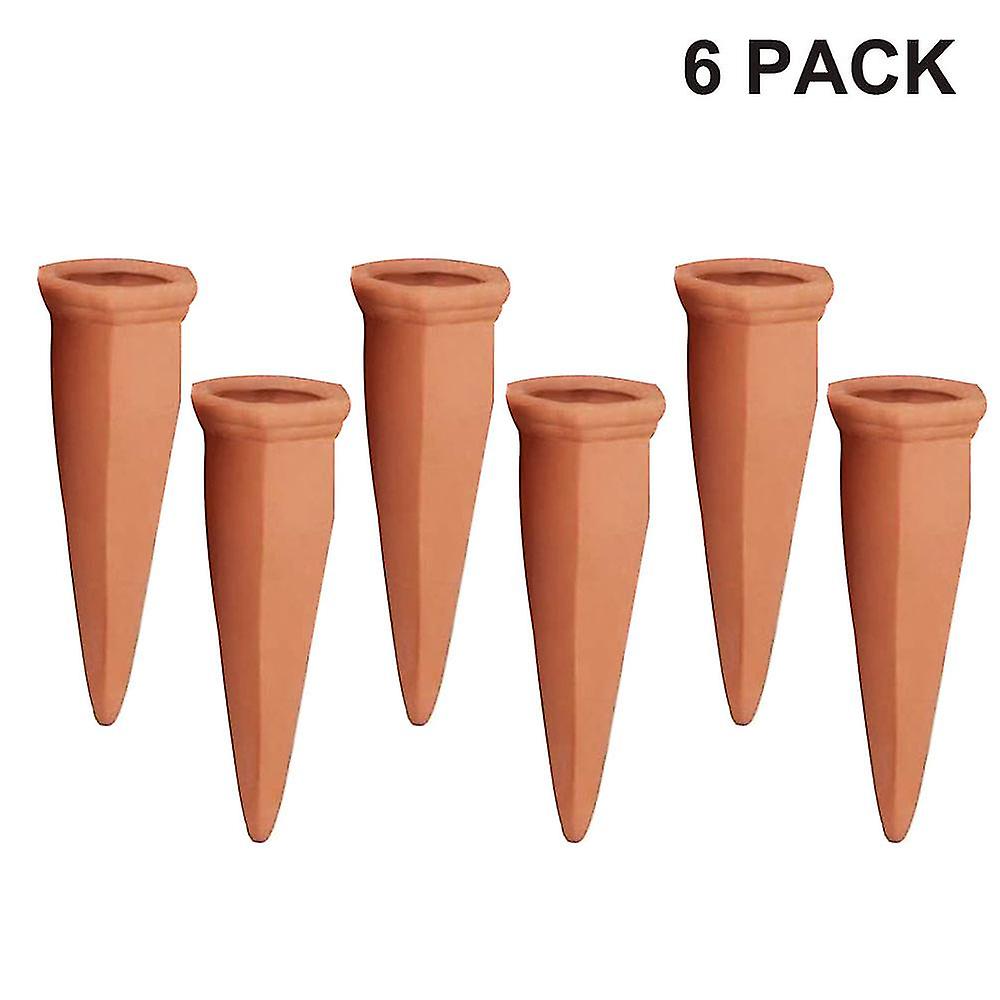 Terracotta Plante Vanning Stakes - 6 Pack Set - Selv vanning