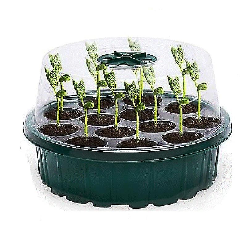 Green plant nursery 1 set widely used style, green inside and outside with adjustable ventilation ho