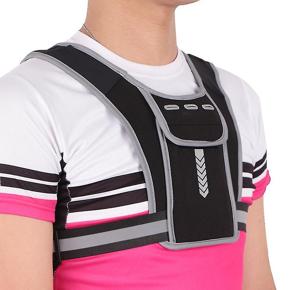 1 Pcs Universal Running Vest, Phone Holder With Adjustable Waistband, Elastic Running Backpack For Jogging Hiking Cycling