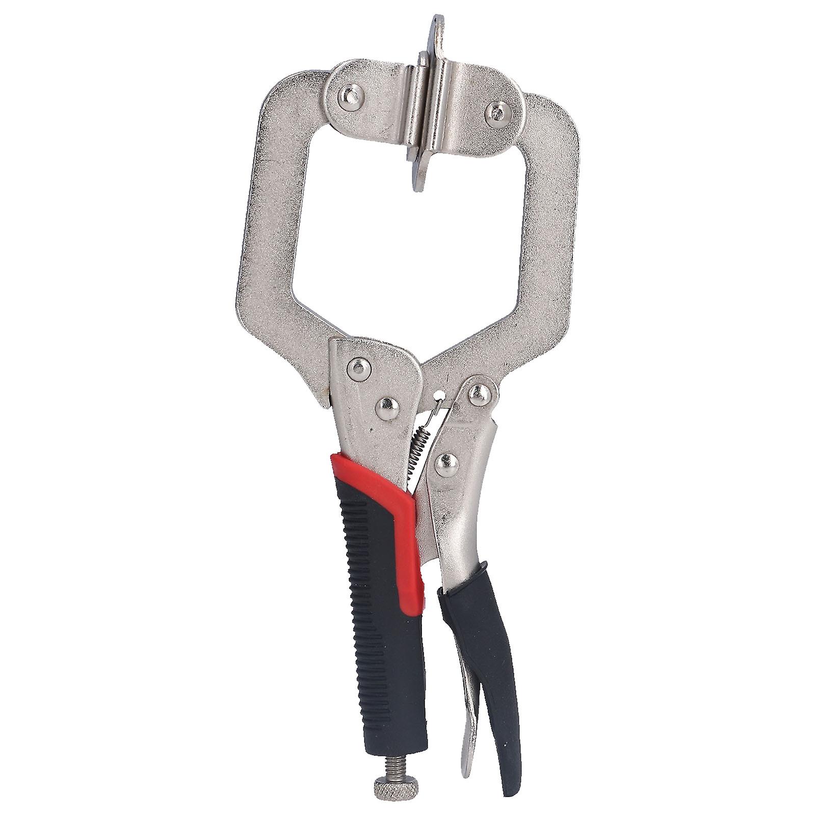 8-inch Type C Welding Clamp Rotatable Chuck, Chrome Vanadium Steel with Locking Function