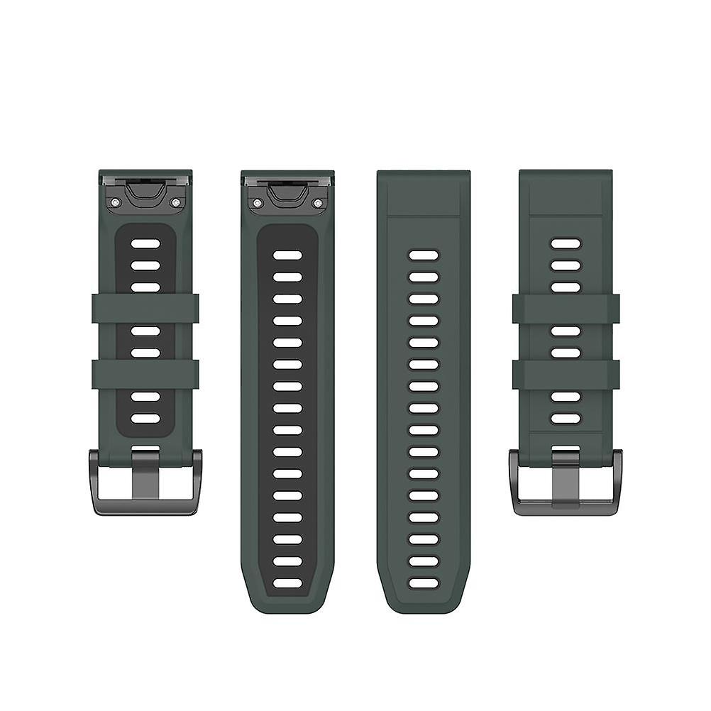 Replacement Straps Compatible for Garmin Fenix 7X/Fenix 6X GPS/Fenix 6X PRO Watch Silicone Strap 26mm Quick Release Strap with Tool