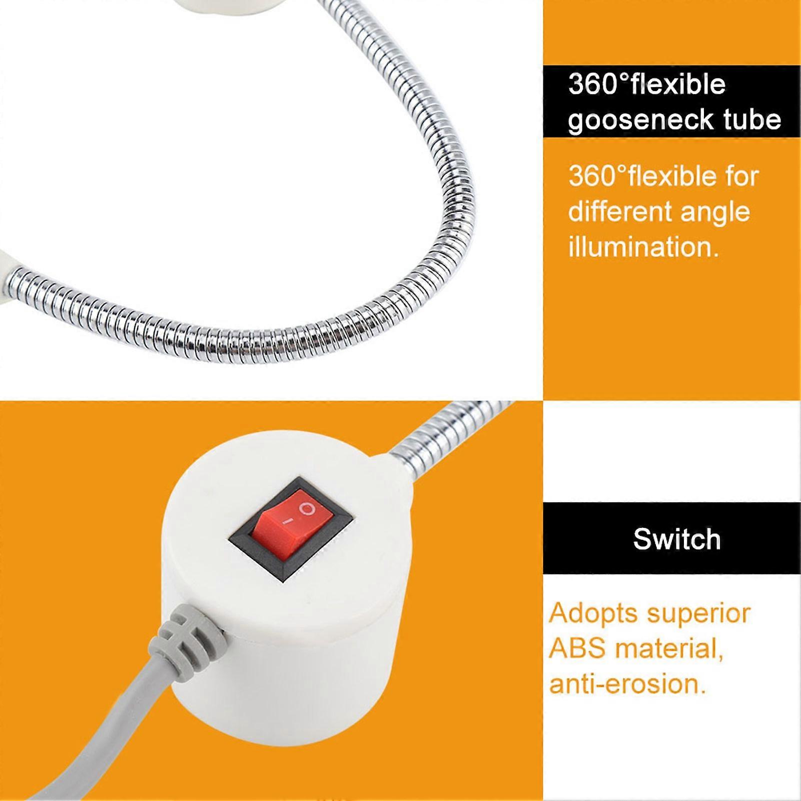 30LED Sewing Machine Light 2W White 7.5x2.3cm Magnetic Base