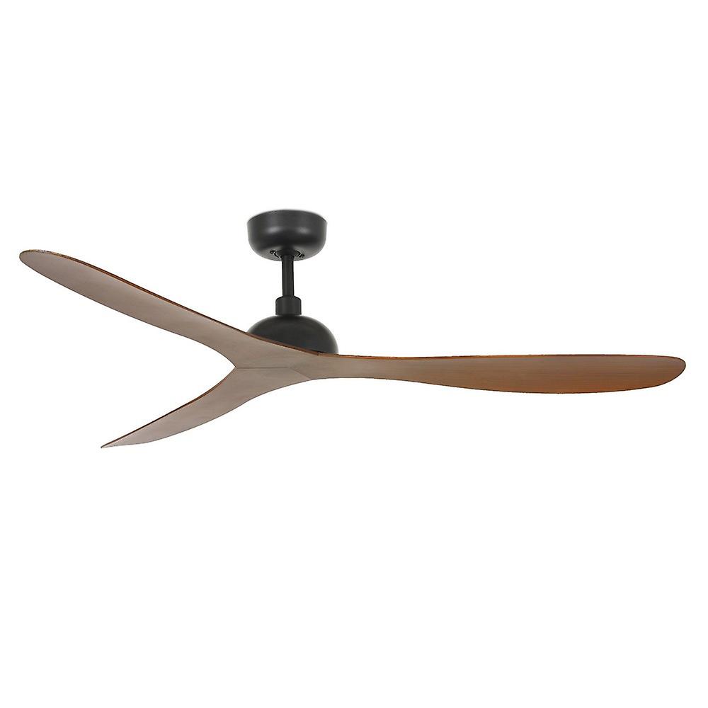Faro GOTLAND - Black, Wood Ceiling Fan