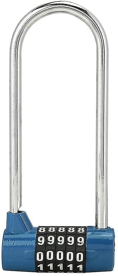 亜鉛合金U字型セキュリティコードコンビネーション南京錠とU字型コンビネーション南京錠(青)