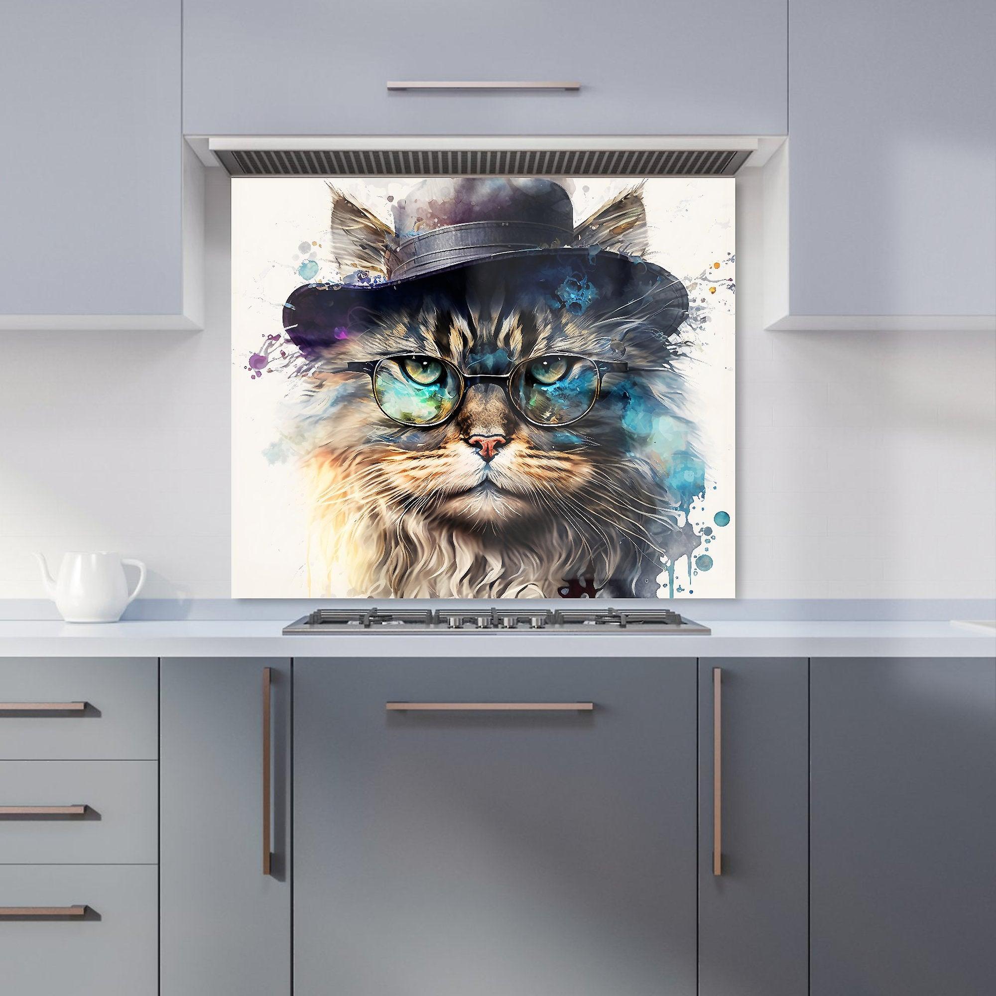 Siberian Cat Splashart Kitchen Splashback