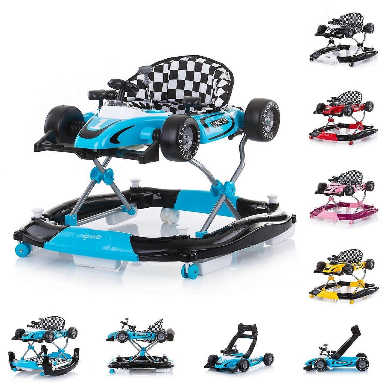 Chipolino 婴儿学步车 4 合 1 赛车 可调节 跷跷板 活动中心