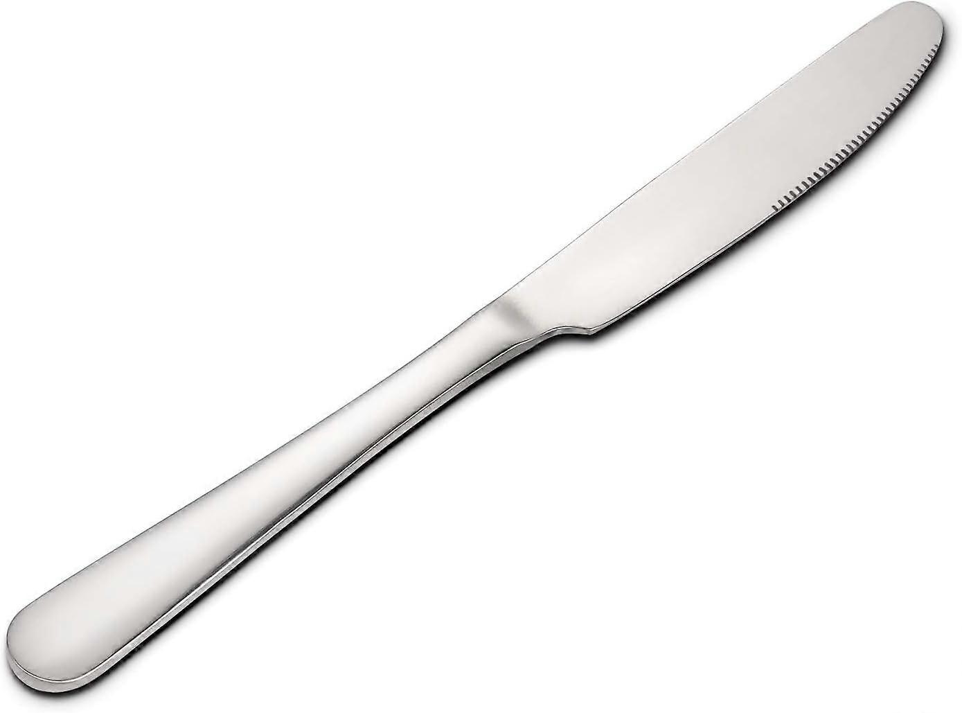 Butter Knives Set of 4 Rust Proof Table Dinner Knifes Heavy Duty Butterknives Stainless Steel Dinning Knife Flatware Silverware for Dessert Meat 9.2''