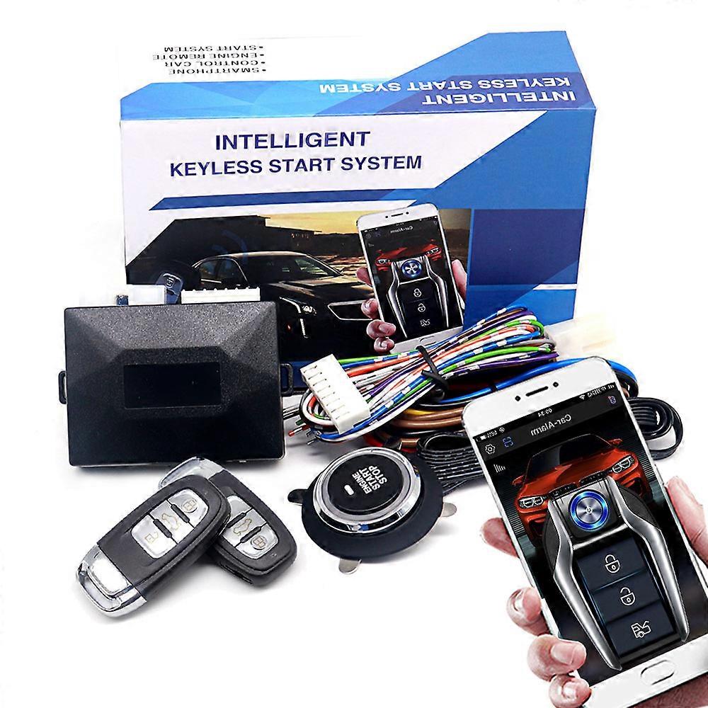 Smart App Car Key Systems Key blade Remote Start Stop System for s,  Alarm less Entry System, Engine Push Start System with Remote Auto Ignition