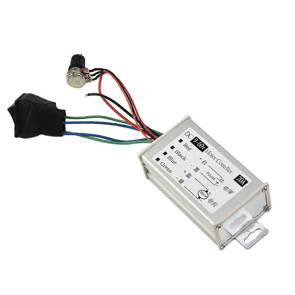 Ccm5s Dc Motor Speed Controller With Metal Shell Pwm Brush Motor Stepless Variable Speed Controller Switch