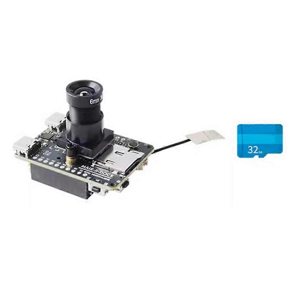 MAIX-II M2dock Development Board Kit with AIoT Camera 32G TF Card Linux V831 Visual Development Board
