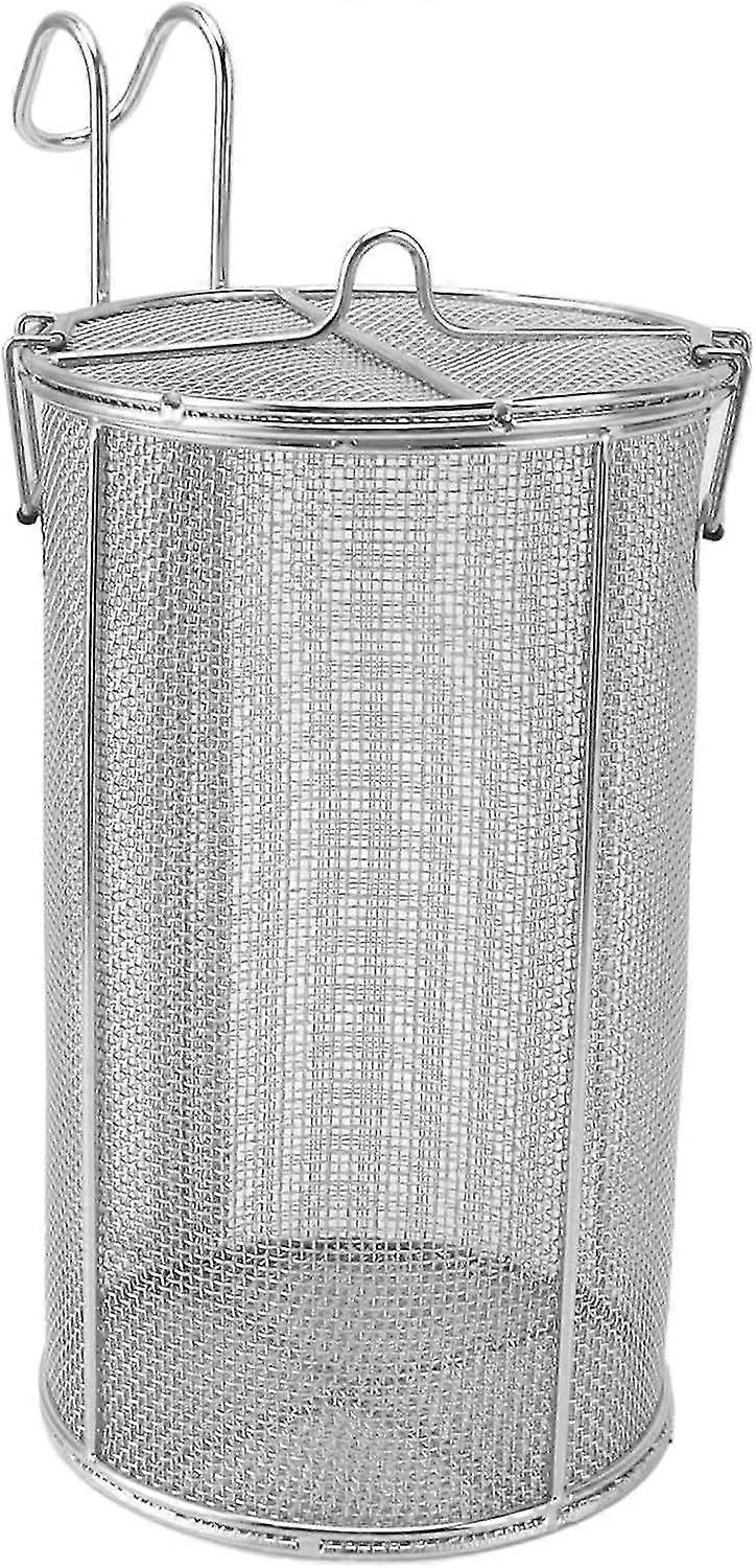 For Large Capacity Stainless Steel Spice Seasoning Strainer - With Telescopic Handle for Cooking, Kitchen Utility