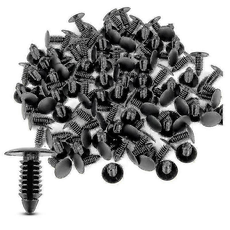 100x Plastique Pare-chocs Fixation Rivet Clips Automobile Meubles Assemblage Expansion Vis Kit Auto Bo