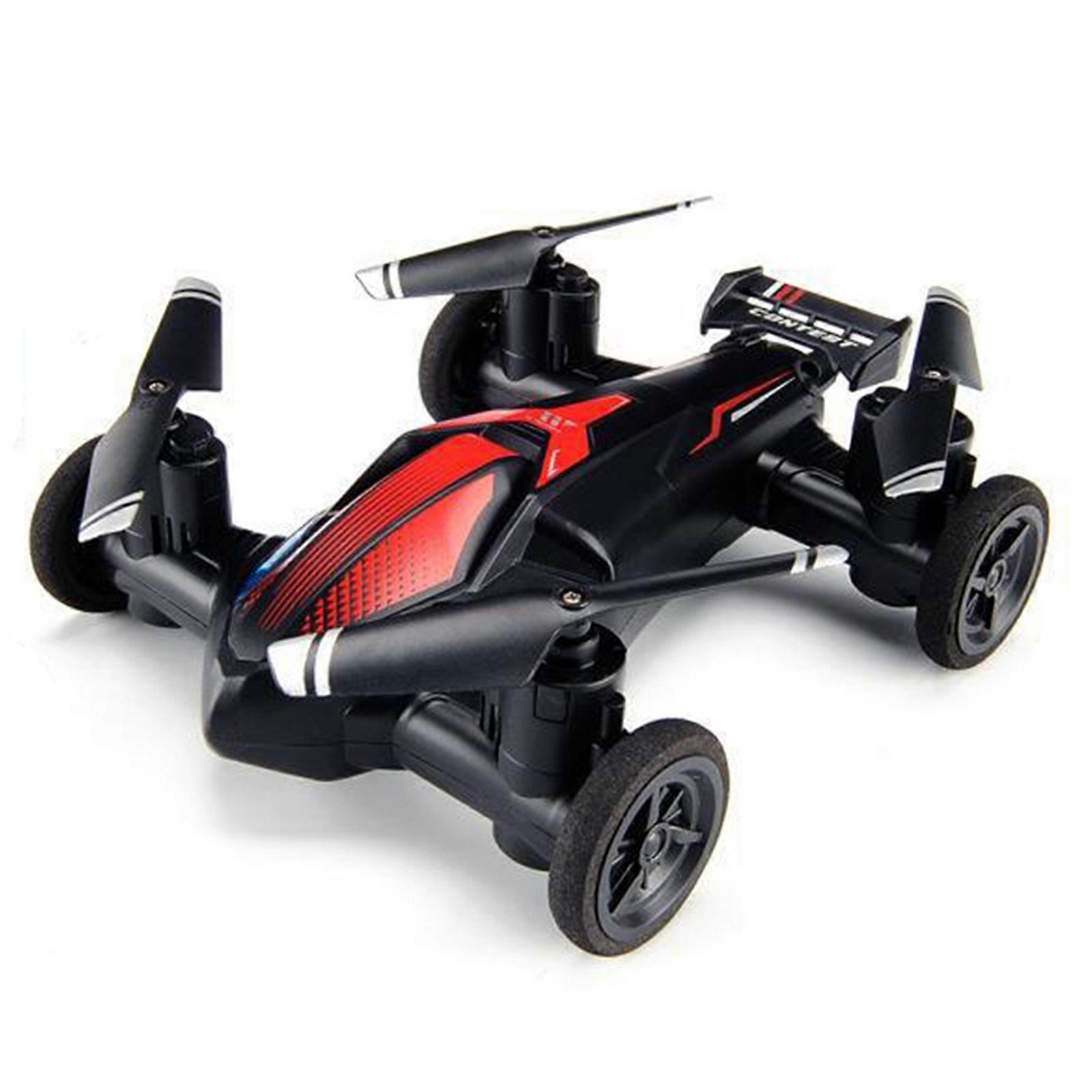 Nouveaux jouets à double mode air-sol de voiture volante télécommandée avec des lumières de navigation nocturne à LED